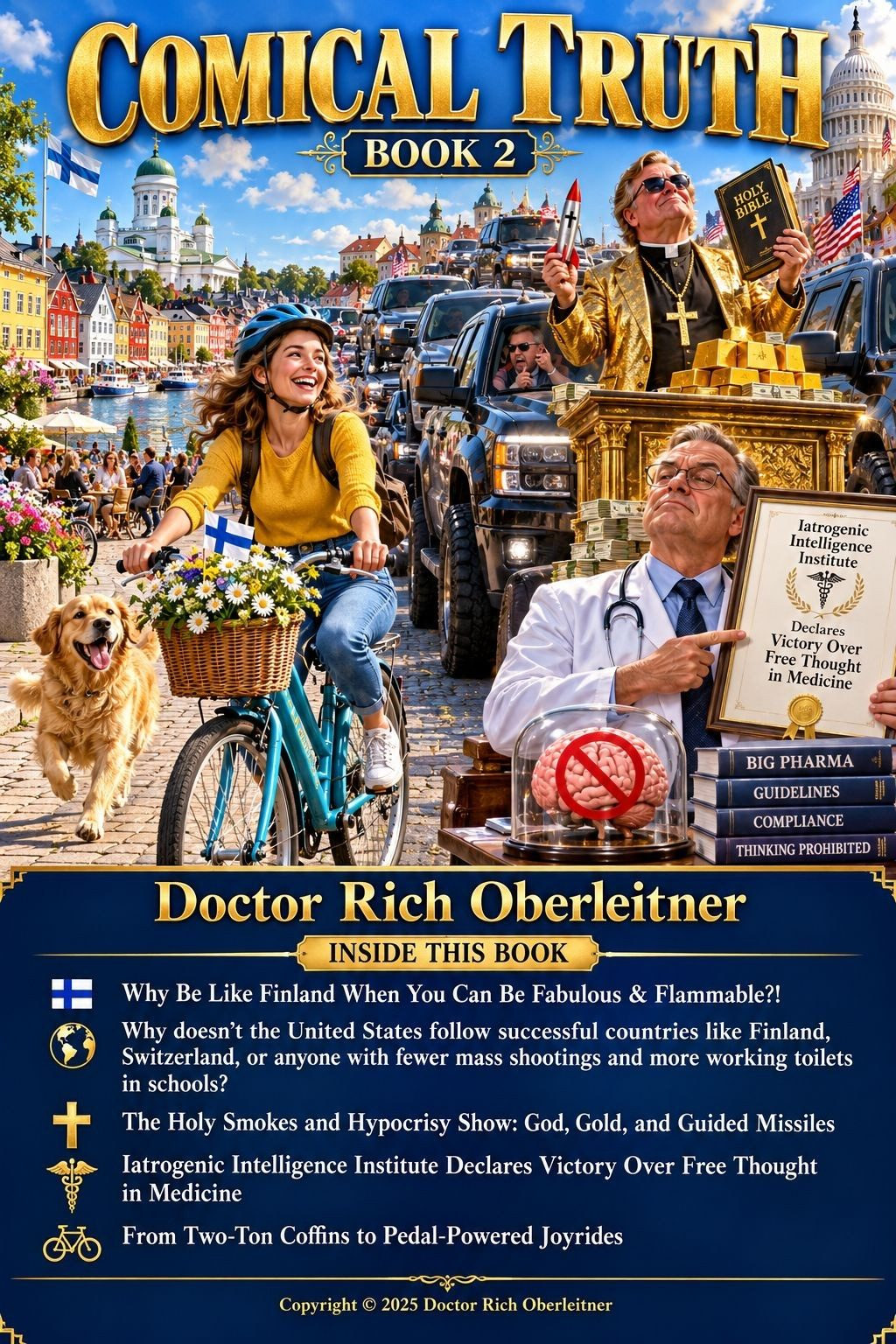 Original illustrated cover of The Comical Truth Volume 2