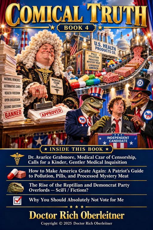 Original illustrated cover of The Comical Truth Volume 4